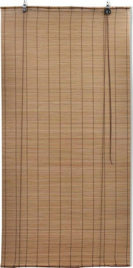 vidaXL Jalousie Bamboo Coffee B80xH220cm