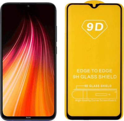 9D Adeziv Complet Sticlă călită pe toată fața (Redmi Note 8) 324301