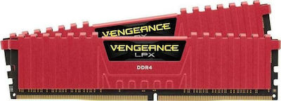 Corsair Vengeance LPX 16ГБ DDR4 RAM с 2 модула (2x8GB) и Скорост 3000 за Настолен компютър