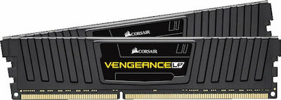 Corsair Vengeance LPX 8GB DDR4 RAM cu 2 module (2x4GB) și Viteză 2133 pentru Desktop
