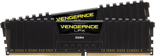 Corsair Vengeance LPX DDR4 16GB RAM με 2x8GB Modules και Ταχύτητα 2933 για Desktop