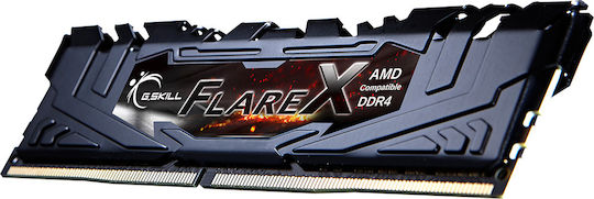 G.Skill Flare X 16GB DDR4 RAM με 2 Modules (2x8GB) και Ταχύτητα 3200 για Desktop