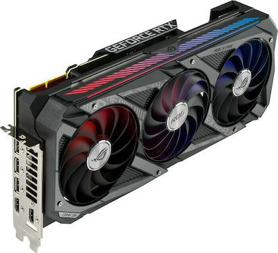 Asus GeForce RTX 3090 24GB GDDR6X ROG Strix Gaming Κάρτα Γραφικών PCI-E x16 4.0 με 2 HDMI και 3 DisplayPort