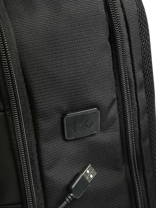 Samsonite Mysight Τσάντα Πλάτης για Laptop 17.3" με Θύρα USB σε Μαύρο χρώμα