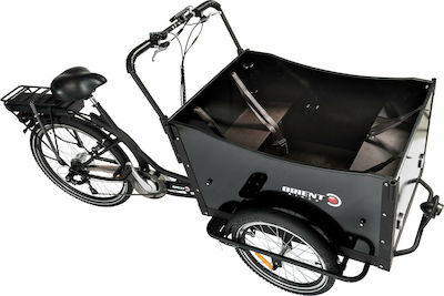 Orient Cargo Front Box 20" Μαύρο Ηλεκτρικό Ποδήλατο Πόλης