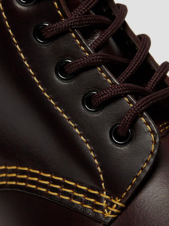 1460 Pascal Leather Brown Boots