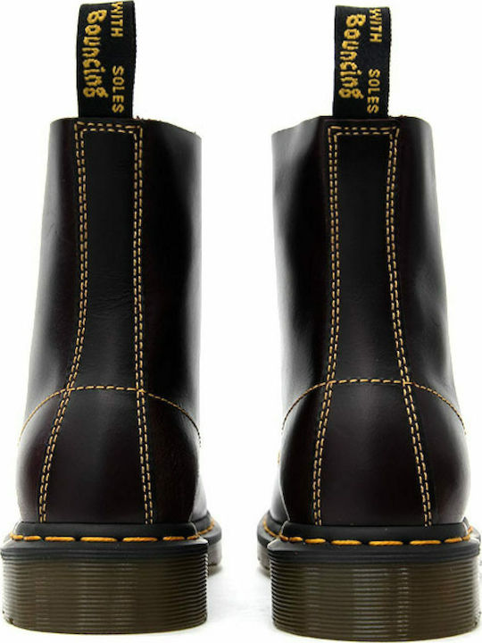 1460 Pascal Leather Brown Boots