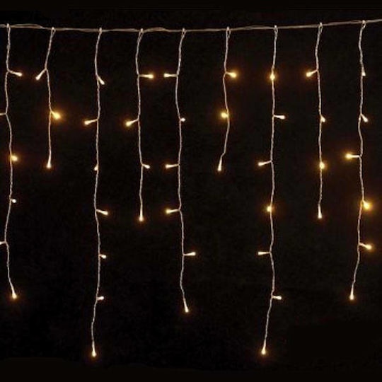 288 Λαμπάκια LED 6μ. x 60εκ. Θερμό Λευκό τύπου Βροχή