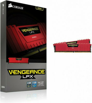 Corsair Vengeance LPX 16ГБ DDR4 RAM с 2 модула (2x8GB) и Скорост 3000 за Настолен компютър