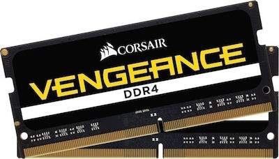 Corsair Vengeance 16GB DDR4 RAM cu 2 module (2x8GB) și Viteză 2666 pentru Laptop