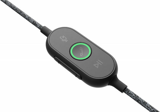 Logitech Zone Wired UC On Ear Multimedia Ακουστικά με μικροφωνο και σύνδεση USB