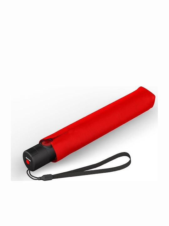 Knirps Windproof Automatic Umbrella Compact Red