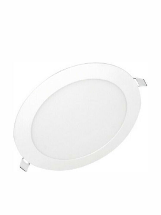 Aca Round Recessed LED Panel 48W with Natural White Light 4000K 60cm
