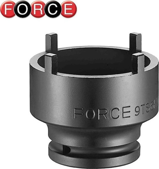 Force Nuss Pneumatisch mit Vierkant-Antrieb 3/4" Durchmesser 58mm 1Stück 9TS6KM08