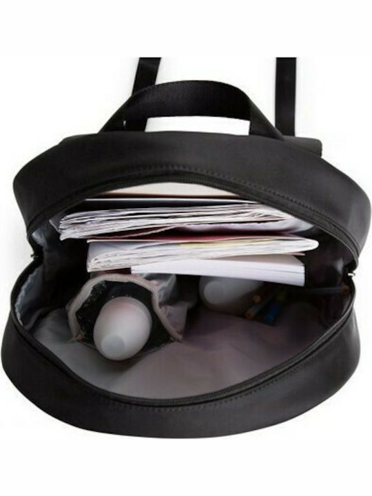 Childhome ABC Black Gold Σχολική Τσάντα Πλάτης Δημοτικού Μαύρη