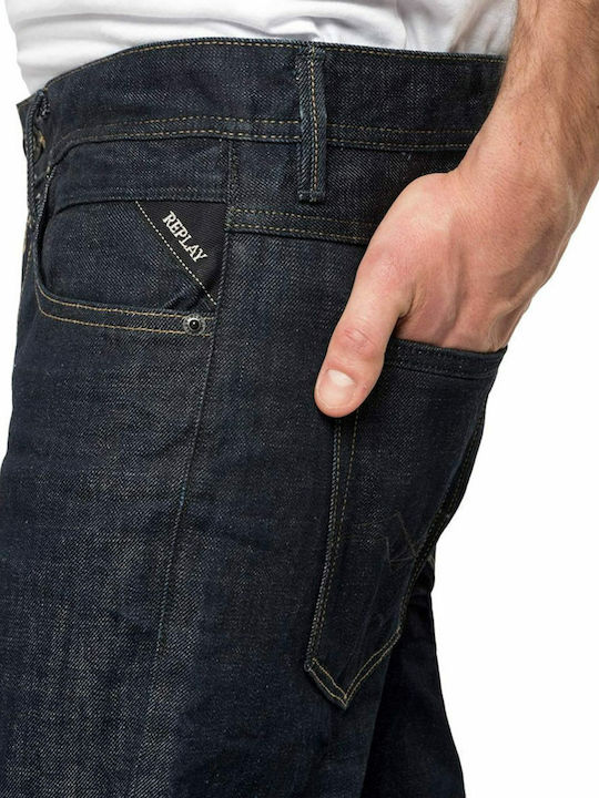 Willibi Men's Jeans Pants with Regular Fit Blue
