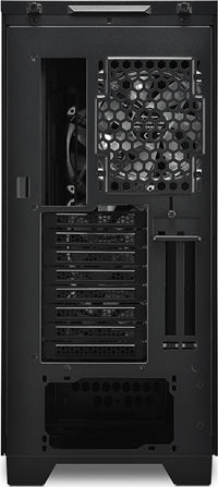 Sharkoon Elite Shark CA300T Геймърско бюро Midi Tower Компютърна кутия със страничен прозорец и RGB осветление Черен