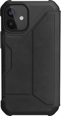 UAG Metropolis Carte Piele rezistent Negru (iPhone 12 mini) 112346118340