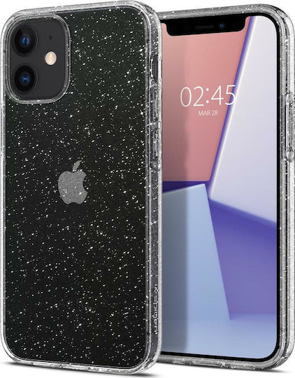 Spigen Liquid Crystal Glitter Back Cover Silicone Transparent (iPhone 12 mini)