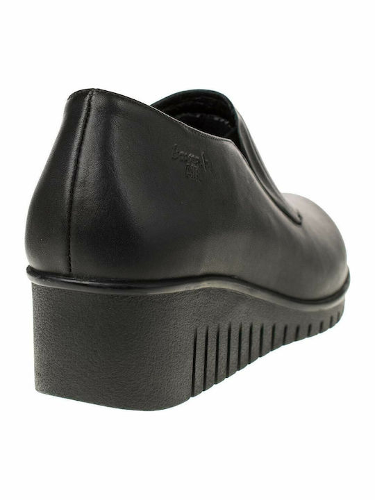 Boxer Anatomic Women's Leather Slip-Ons Black 17-011