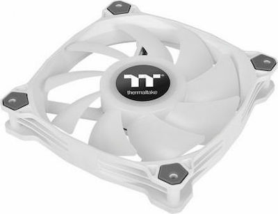 Thermaltake Pure Duo 12 Case Fan 120mm με ARGB Φωτισμό και Σύνδεση 4-Pin PWM 2τμχ Λευκό