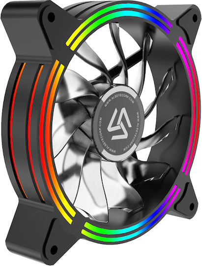 Alseye Halo 4.0 Case Fan 120mm (1100rpm / 24.8cfm) με RGB Φωτισμό 5τμχ