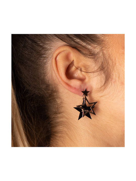 Star earrings - Earrings ROSE GOLD