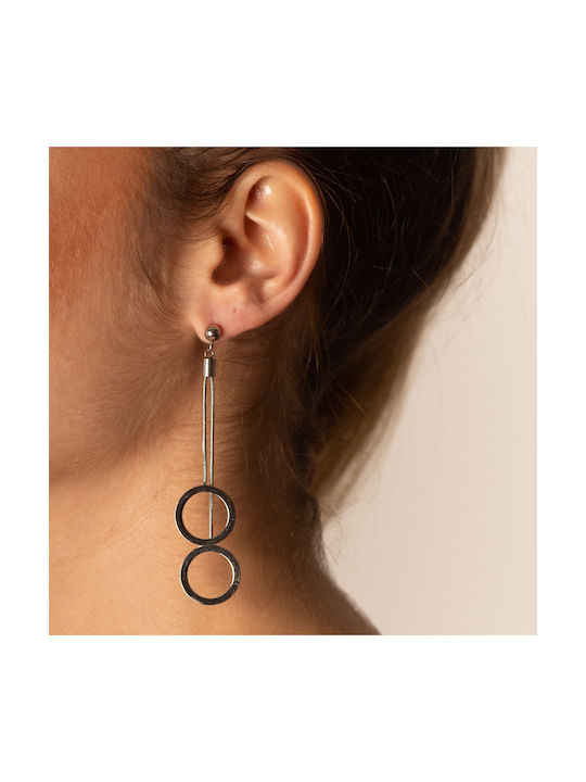 Earrings with hoops - ATCALI