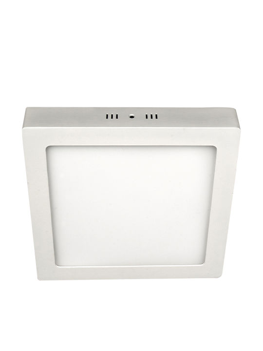 VK Lighting Square Outdoor LED Panel 18W with Natural White Light 4000K 22.2x22.2cm