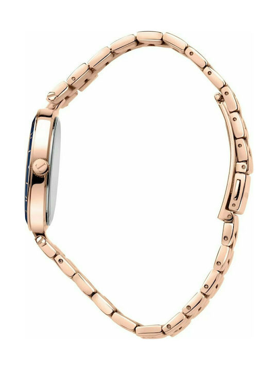 Trussardi T-Bent Womens Watch 34mm Battery with Pink Gold Stainless Steel Bracelet