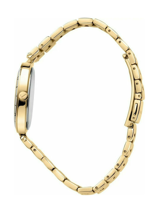 Trussardi T-Shiny Γυναικείο Ρολόι 34mm Μπαταρίας με Χρυσό Ατσάλινο Μπρασελέ