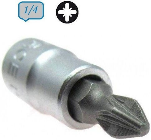 Force Walnut with Philips Head and Socket 1/4'' Size Pz1x32mm 1pcs
