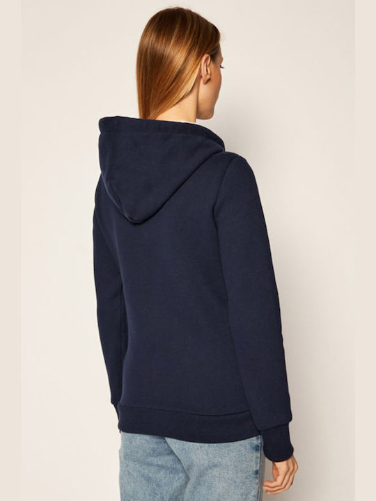 Superdry Established Women's Hooded Cardigan Navy Blue