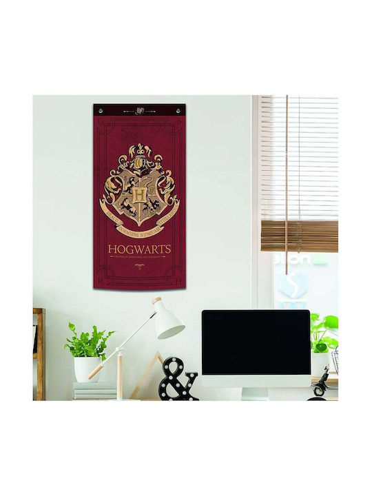 Blue Sky Studios Afiș Harry Potter Wall Banner Hogwarts Burgundy 95x47cm