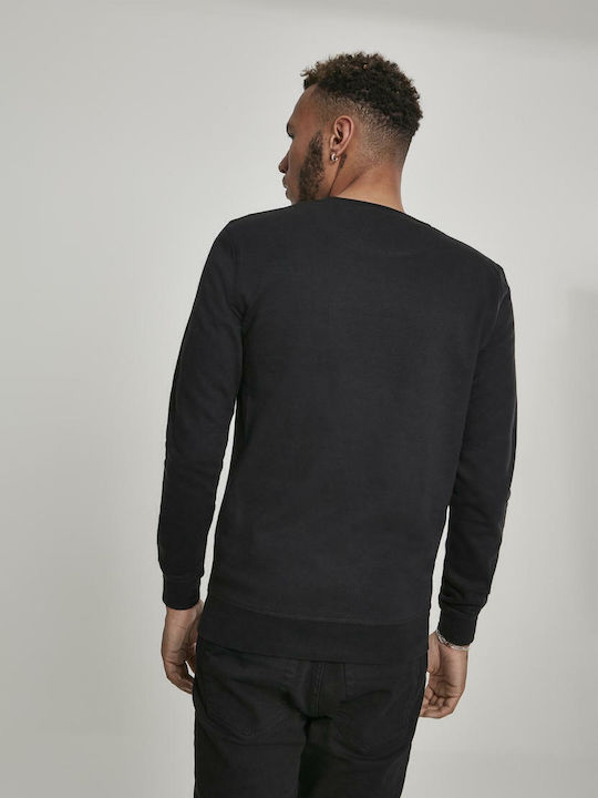 Merchcode Logo Crewneck T-shirt Μαύρο
