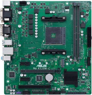 Asus Pro A520M-C/CSM Motherboard Micro ATX mit AMD AM4 Socket