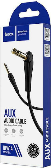 Hoco 3.5mm Jack Cable Male - 3.5mm Jack Male Black 1m