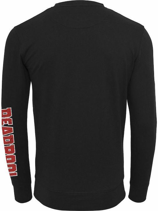Merchcode Deadpool Splatter Sweatshirt Schwarz MC310-00007