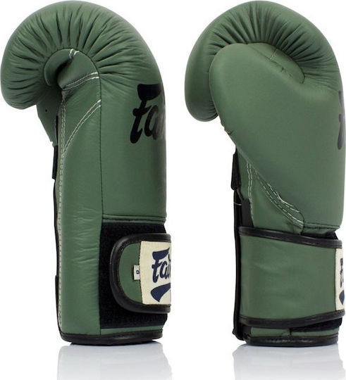 Fairtex BGV11 F-Day Muay Thai Mănuși de box pentru competiție verzi