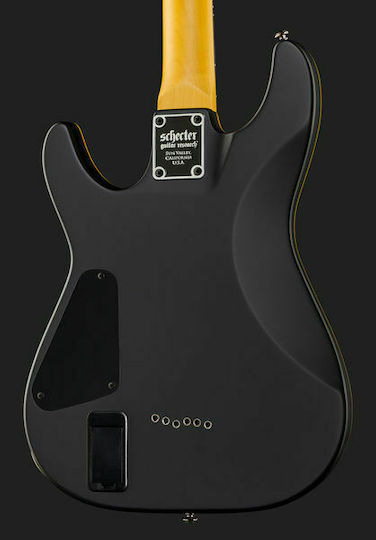 Schecter Demon-6 ABSN Electric Guitar Stratocaster with HH Pickup Configuration Aged Black Satin