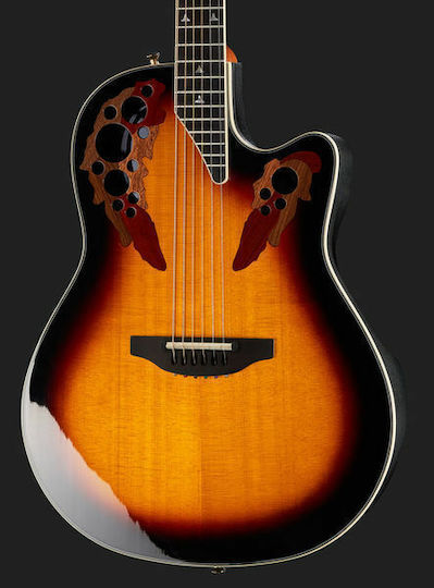 Ovation Ηλεκτροακουστική Κιθάρα 2078AX-1 Elite Deep Contour CW Cutaway Sunburst