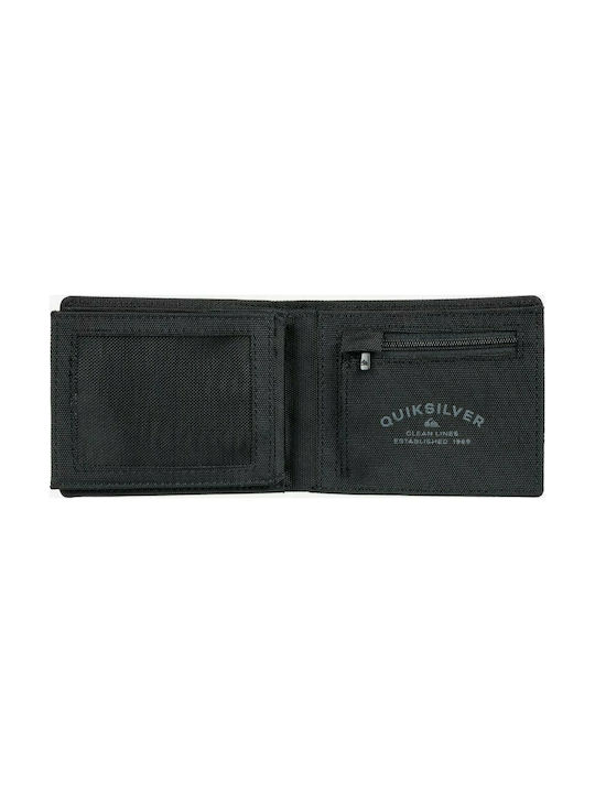 Quiksilver Stitchy 2 Men's Leather Wallet Black