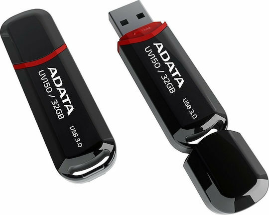 Adata DashDrive UV150 32GB USB 3.0 Stick Μαύρο