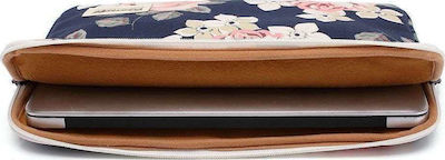 Canvaslife Sleeve Tasche Fall für Laptop 14" Navy Rose