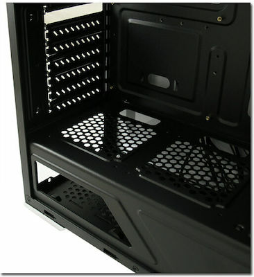LC-Power Gaming 988 Midi Tower Computer Case with Window Panel White