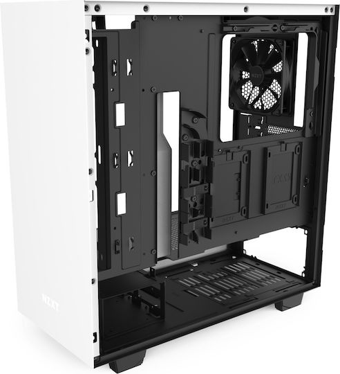 NZXT H510 Gaming Midi Tower Κουτί Υπολογιστή με Πλαϊνό Παράθυρο Λευκό