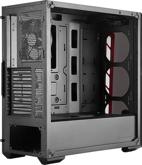 CoolerMaster MasterBox MB520 Midi Tower Κουτί Υπολογιστή με Πλαϊνό Παράθυρο Μαύρο