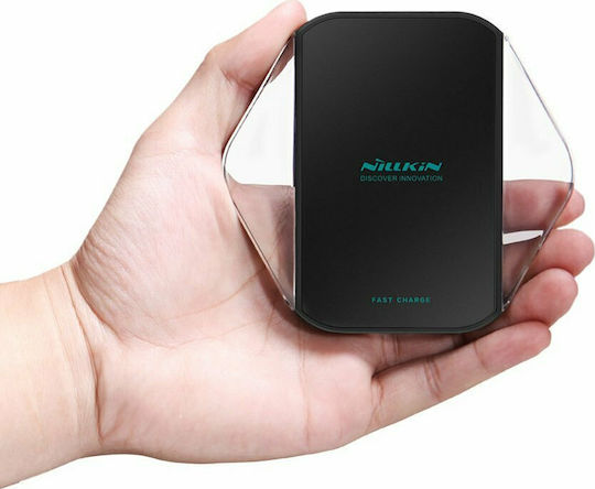 Nillkin Încărcător Wireless (Qi Pad) 10W Quick Charge 2.0 Negruς (Magic Cube Fast Charge)
