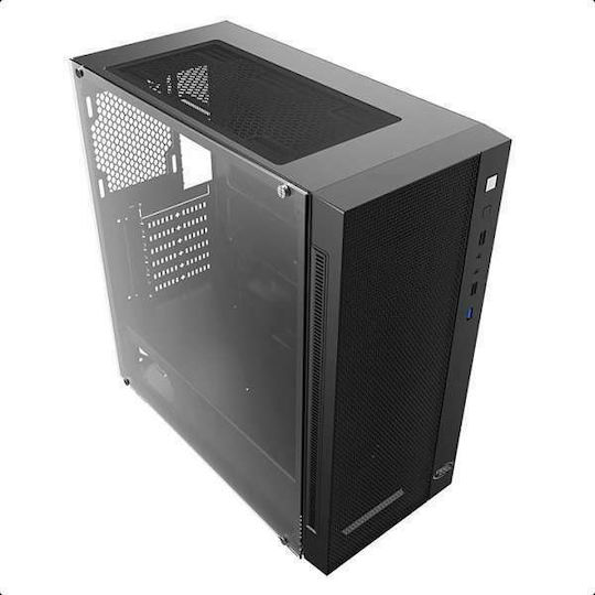 Deepcool Matrexx 55 Mesh Gaming Midi Tower Κουτί Υπολογιστή με Πλαϊνό Παράθυρο Μαύρο
