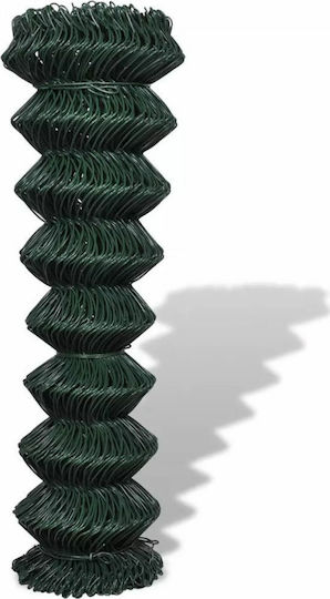 vidaXL Wire Fencing Galvanized Green